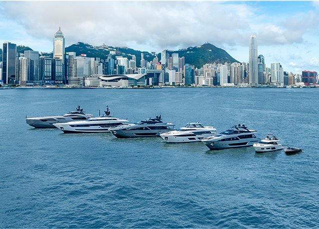 A Ferretti Group fleet