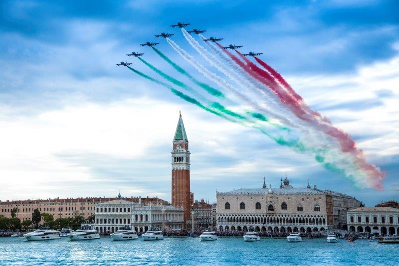 Ferretti Security & Defence in Foreground at Euronaval 2018