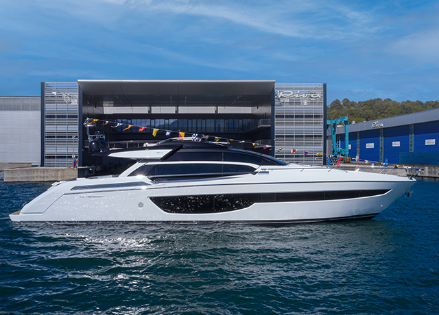 Riva 76′ Perseo Super Launched in La Spezia, Italy