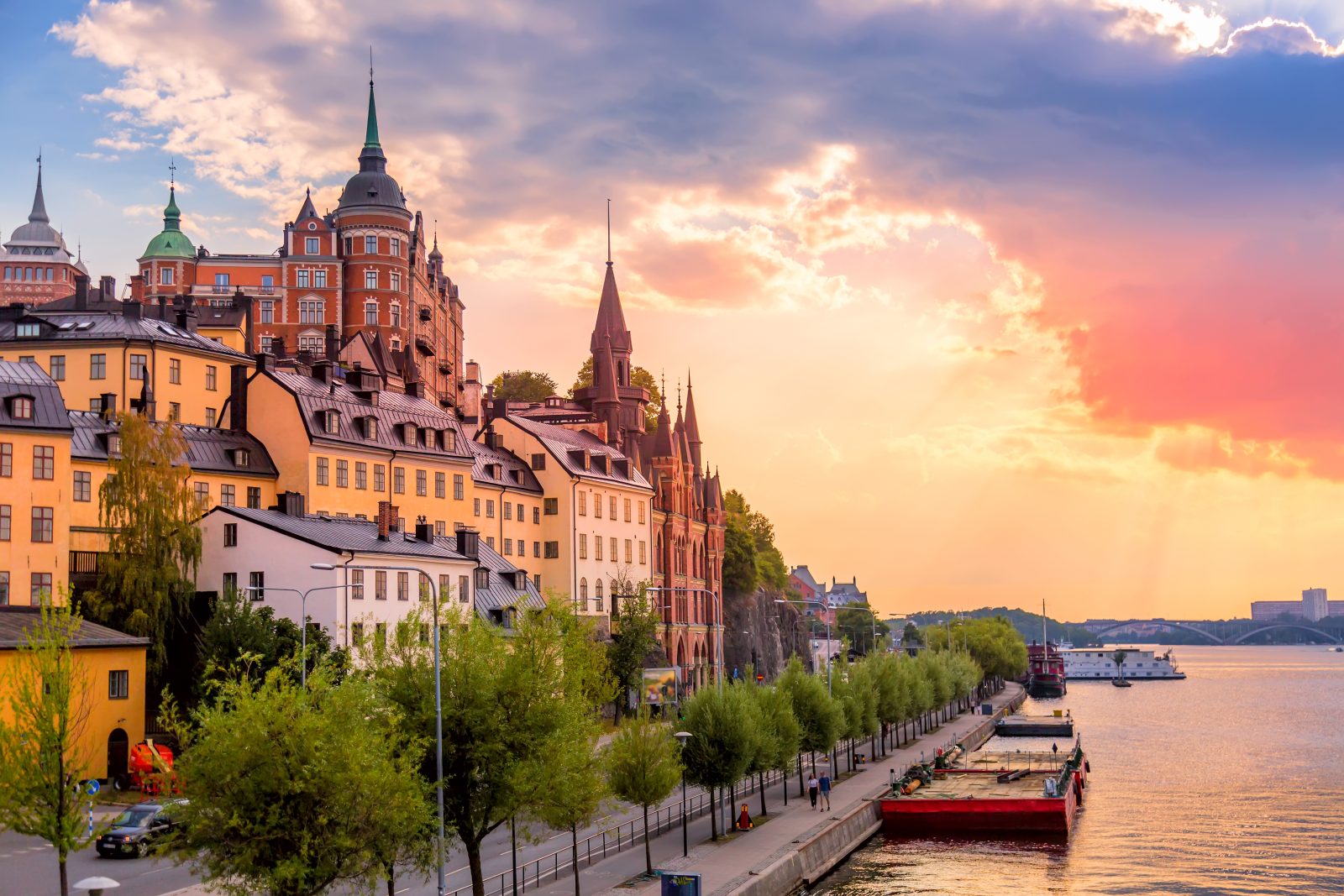 Stockholm Sweden at dawn